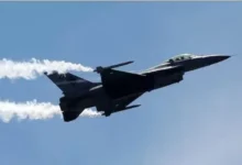 Pakistani fighter jet associated with airstrikes targeting terrorist hideouts in Afghanistan