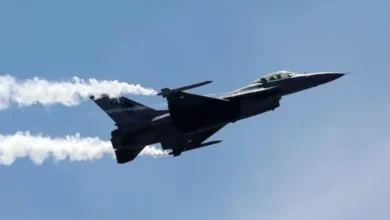 Pakistani fighter jet associated with airstrikes targeting terrorist hideouts in Afghanistan