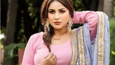 Punjabi actress and singer Shehnaaz Gill, who responded humorously to online trolling and sensational headlines.