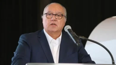 Stelco steel plant in Hamilton Ontario amid planned layoffs by US owner Cleveland-Cliffs