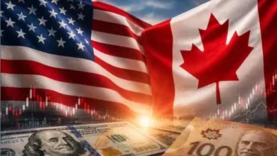 Canadian and American flags representing ongoing trade negotiations and tariff tensions between Canada and the United States