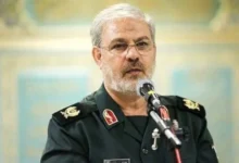 Iran Revolutionary Guards spokesperson discussing military strength, missile capabilities and new weapons