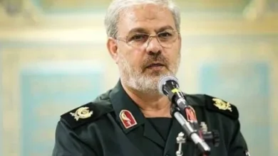 Iran Revolutionary Guards spokesperson discussing military strength, missile capabilities and new weapons
