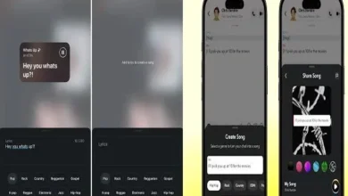 Instagram app representing its AI Song Creator feature for generating music from short text prompts.