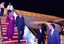 Maldives President Mohamed Muizzu is welcomed at Islamabad International Airport during his three-day state visit to Pakistan.