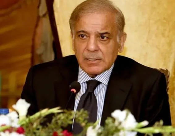 Prime Minister Shehbaz Sharif speaking about Pakistan’s support for Saudi Arabia and regional security