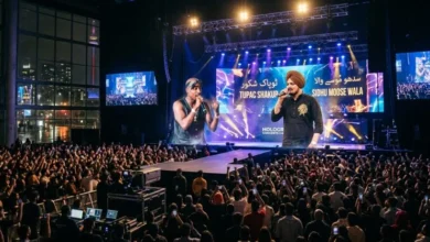 Sidhu Moose Wala hologram performance at a concert in Canada